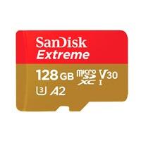 MEMORIA SANDISK EXTREME 128GB MICRO SDXC 190MB/S 4K CLASE 10 A2 V30 C/ADAPTADOR MEMORIA SANDISK EXTREME 128GB MICRO SDXC 190MB/S 4K CLASE 10 A2 V30 C/ADAPTADOR